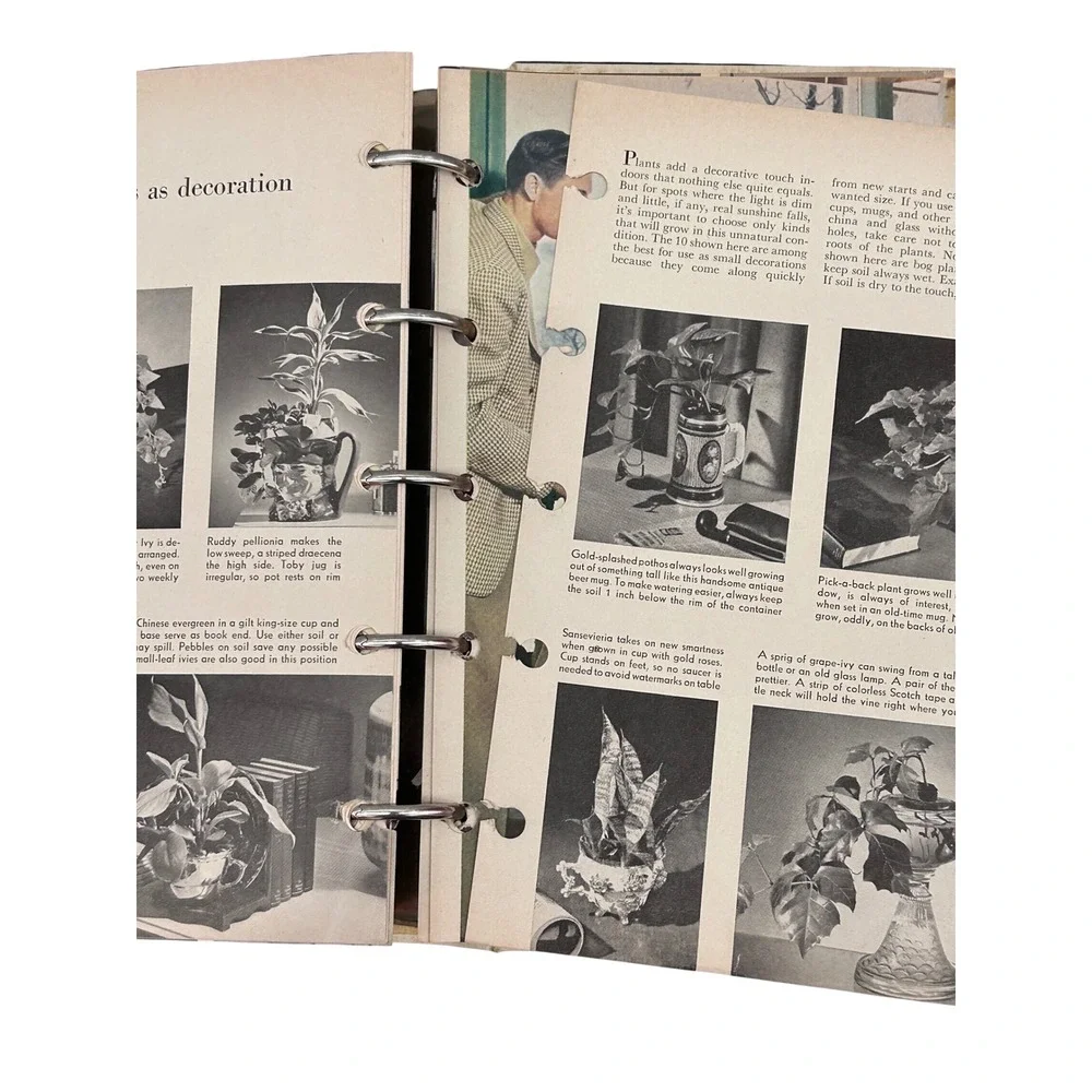 Vintage 1951 Better Homes and Gardens Garden Book First Edition Ring Bound